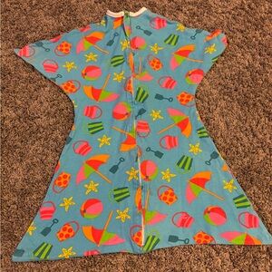 Colorful Beach Print Dress